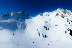 Skifahrer am Kleinen Rettenstein